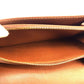 LOUIS VUITTON Long Wallet Purse M61725 Brown Pochette Porto MonÃ©credi