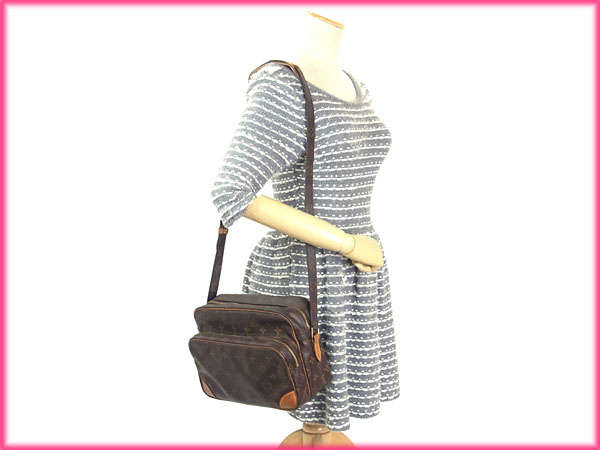 LOUIS VUITTON Shoulder Bag M45244 Brown Nil