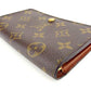 LOUIS VUITTON Long Wallet Purse M61730 Brown Portonebi Tresol