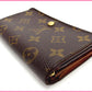 LOUIS VUITTON Long Wallet Purse M61730 leather Brown Portonebi Tresol