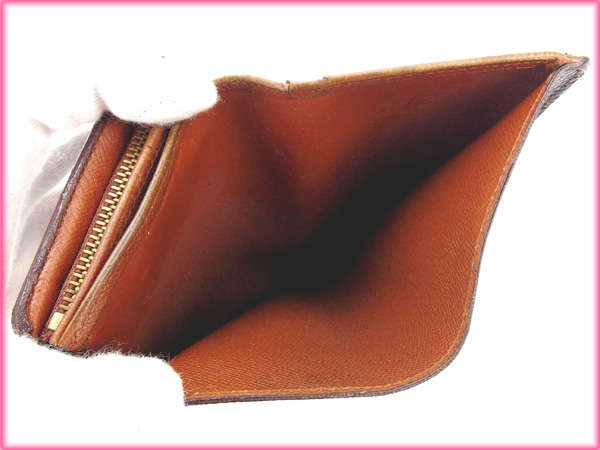 LOUIS VUITTON Long Wallet Purse M61730 leather Brown Portonebi Tresol