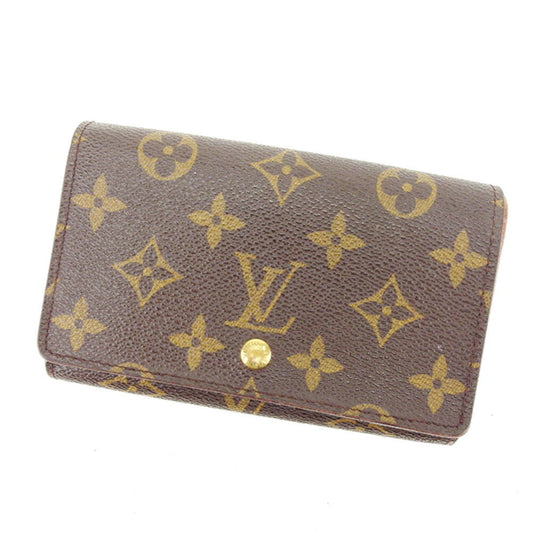 LOUIS VUITTON Bifold Wallet M61730 Brown Portonebi Tresol