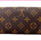 LOUIS VUITTON Bifold Wallet M61730 Brown Portonebi Tresol