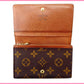 LOUIS VUITTON Bifold Wallet M61730 Brown Portonebi Tresol