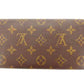 LOUIS VUITTON Long Wallet Purse M61725 Brown Pochette Porto MonÃ©credi