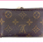 LOUIS VUITTON Bifold Wallet M61663 Brown /Porto Monnaie Bien-Viennois