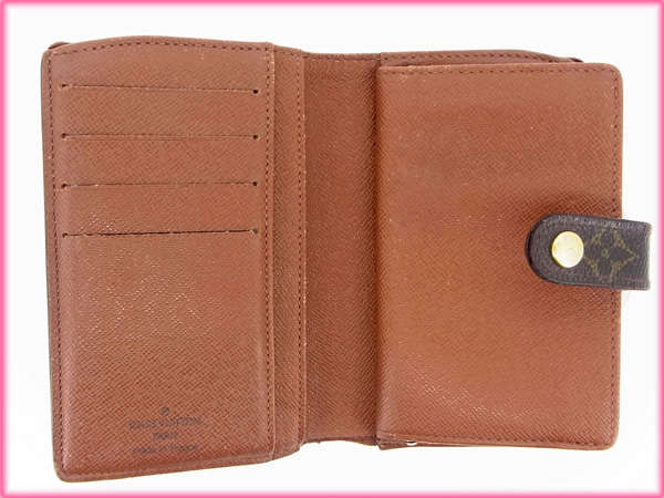 LOUIS VUITTON Bifold Wallet M61663 Brown /Porto Monnaie Bien-Viennois