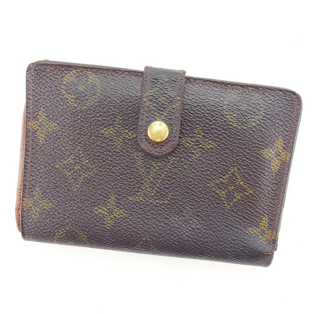 LOUIS VUITTON Bifold Wallet M61663 Brown Portonevie Vienova