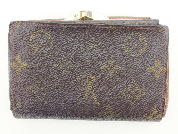 LOUIS VUITTON Bifold Wallet M61663 Brown Portonevie Vienova