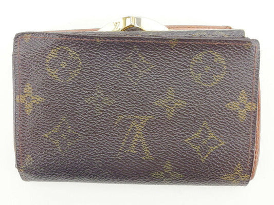 LOUIS VUITTON Bifold Wallet M61663 Brown Portonevie Vienova