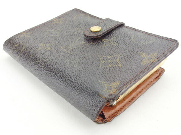 LOUIS VUITTON Bifold Wallet M61663 Brown Portonevie Vienova