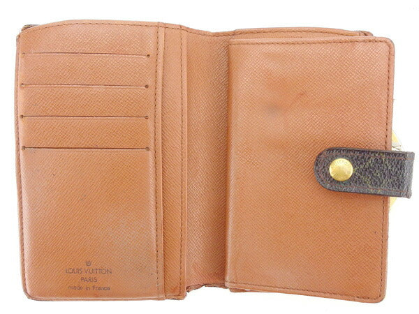 LOUIS VUITTON Bifold Wallet M61663 Brown Portonevie Vienova