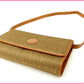 GUCCI Clutch bag leather light brown 2WAY