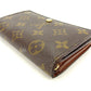 LOUIS VUITTON Long Wallet Purse M61730 Brown Portonebi Tresol