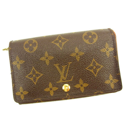 LOUIS VUITTON Long Wallet Purse M61730 Brown Portonebi Tresol