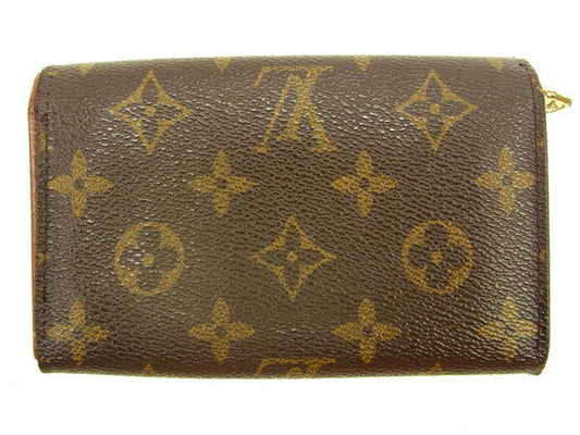 LOUIS VUITTON Long Wallet Purse M61730 Brown Portonebi Tresol