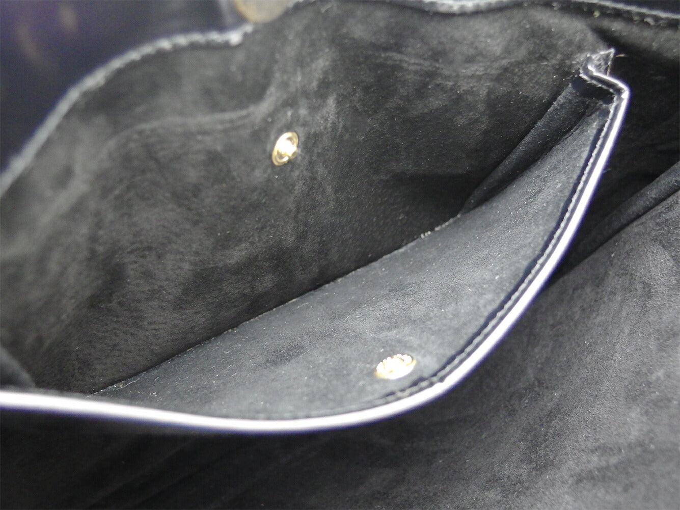 GUCCI Shoulder Bag black Gold Metal