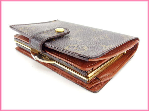 LOUIS VUITTON Bifold Wallet M61663 Brown /Porto Monnaie Bien-Viennois
