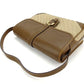 GUCCI Shoulder Bag Beige x brown x gold