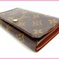 LOUIS VUITTON Long Wallet Purse M61730 PVCx leather Brown Portonebi Tresol