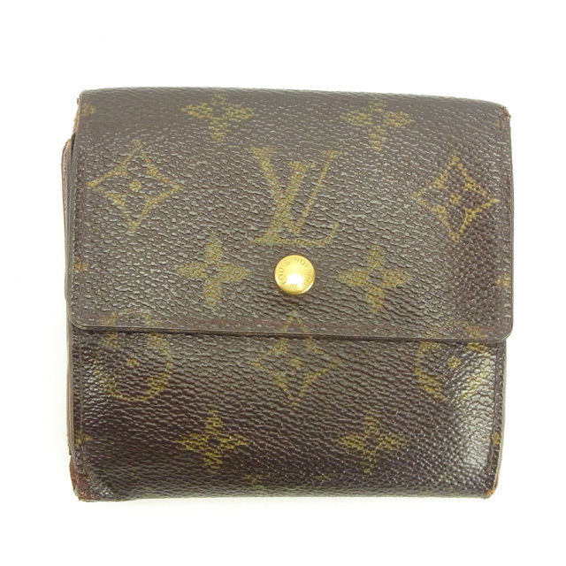 LOUIS VUITTON Bifold Wallet M61652 Brown Porte Monnaie Billets Cartes Credit