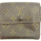 LOUIS VUITTON Bifold Wallet M61652 Brown Porte Monnaie Billets Cartes Credit