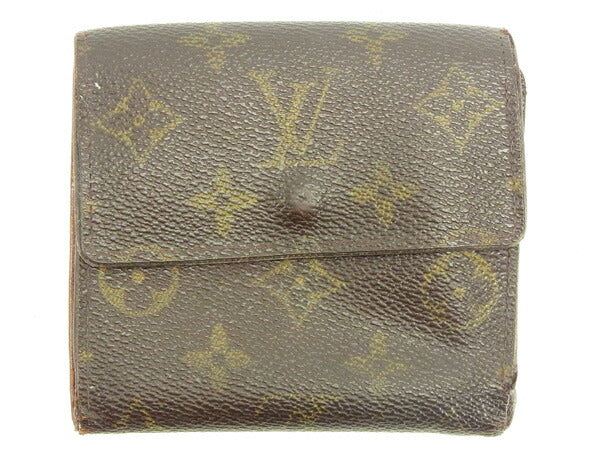 LOUIS VUITTON Bifold Wallet M61652 Brown Porte Monnaie Billets Cartes Credit