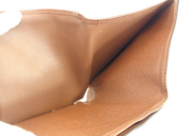 LOUIS VUITTON Bifold Wallet M61652 Brown Porte Monnaie Billets Cartes Credit