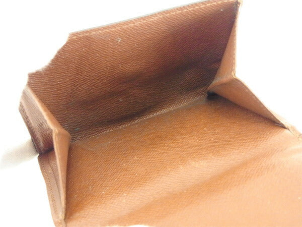 LOUIS VUITTON Bifold Wallet M61652 Brown Porte Monnaie Billets Cartes Credit