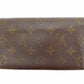 LOUIS VUITTON Long Wallet Purse M61725 Brown Pochette Porto MonÃ©credi