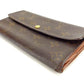 LOUIS VUITTON Long Wallet Purse M61725 Brown Pochette Porto MonÃ©credi