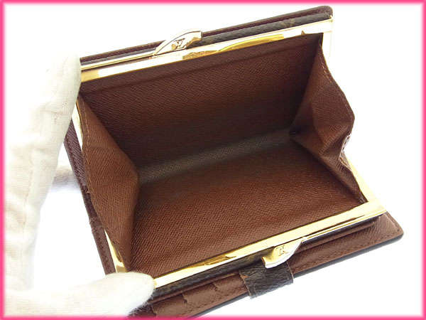 LOUIS VUITTON Bifold Wallet M61663 Brown Portonevie Vienova