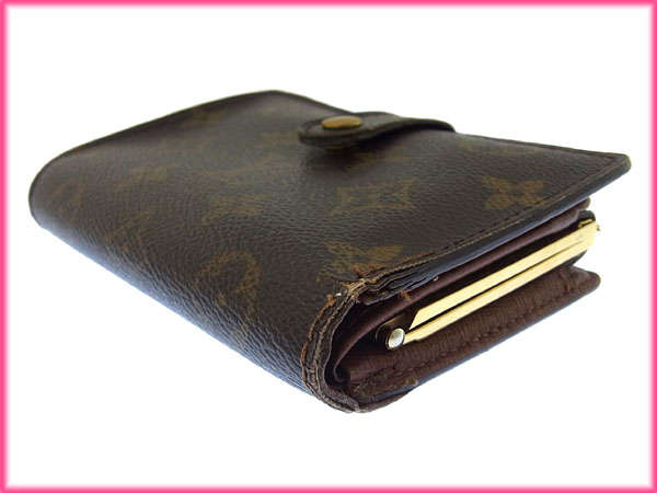 LOUIS VUITTON Bifold Wallet M61663 Brown Portonevie Vienova