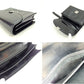 GUCCI business bag leather Black x silver