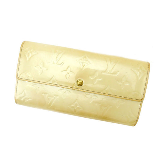 LOUIS VUITTON Long Wallet Purse M91971 white Portefeuille Sarah