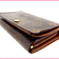 LOUIS VUITTON Long Wallet Purse M61730 Brown /Porte Monnaie-Viet-Trésor