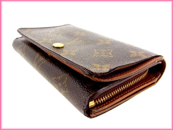 LOUIS VUITTON Long Wallet Purse M61730 Brown /Porte Monnaie-Viet-Trésor