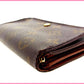 LOUIS VUITTON Long Wallet Purse M61730 Brown /Porte Monnaie-Viet-Trésor