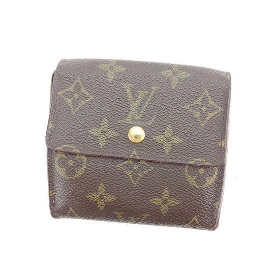 LOUIS VUITTON Bifold Wallet M61652 Brown Porte Monnaie Billets Cartes Credit