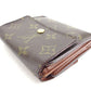 LOUIS VUITTON Bifold Wallet M61652 Brown Porte Monnaie Billets Cartes Credit