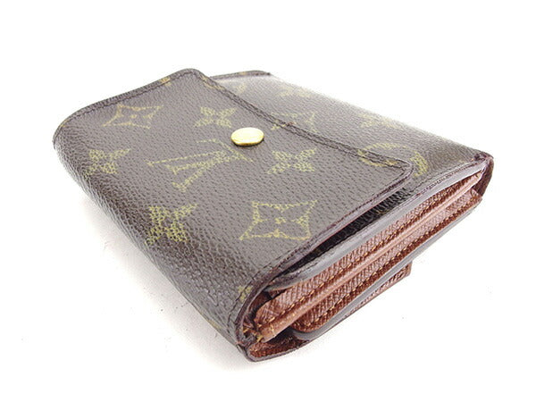 LOUIS VUITTON Bifold Wallet M61652 Brown Porte Monnaie Billets Cartes Credit