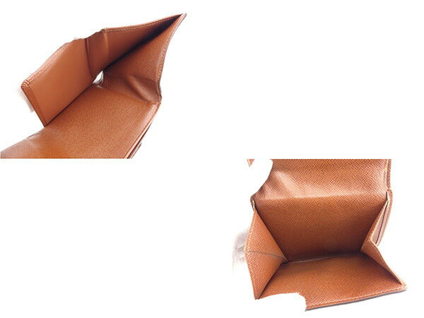 LOUIS VUITTON Bifold Wallet M61652 Brown Porte Monnaie Billets Cartes Credit
