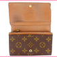 LOUIS VUITTON Long Wallet Purse M61730 Brown /Porte Monnaie-Viet-Trésor