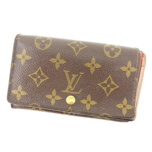 LOUIS VUITTON Long Wallet Purse M61730 Brown Portonebi Tresol
