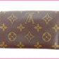 LOUIS VUITTON Long Wallet Purse M61730 Brown Portonebi Tresol