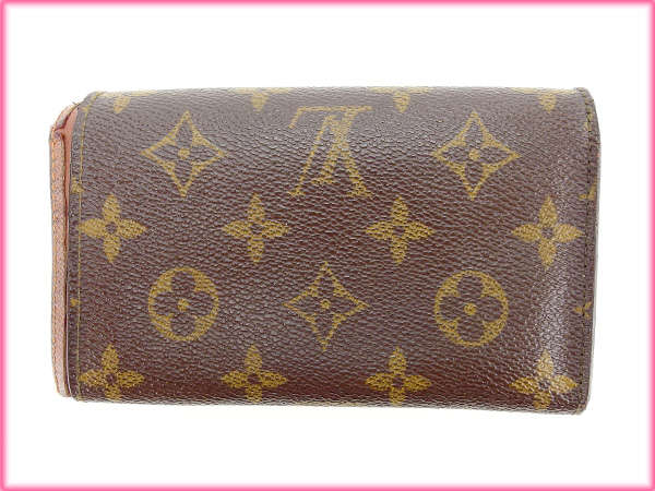 LOUIS VUITTON Long Wallet Purse M61730 Brown Portonebi Tresol