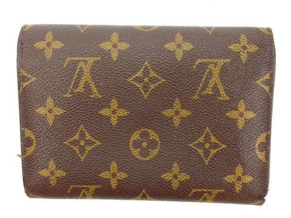 LOUIS VUITTON Tri-fold wallet M61202 Brown Porte TresorEtui Papie