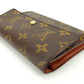 LOUIS VUITTON Tri-fold wallet M61202 Brown Porte TresorEtui Papie