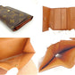 LOUIS VUITTON Tri-fold wallet M61202 Brown Porte TresorEtui Papie