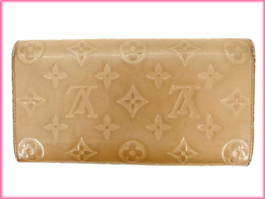 LOUIS VUITTON Long Wallet Purse M91380 beige /Pochette Porte Monnaie Credit